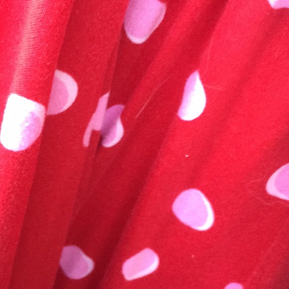 Kate spade pj set polka dots valentine spa Sunday lounge party cowgirl boho chic - Picture 4 of 7